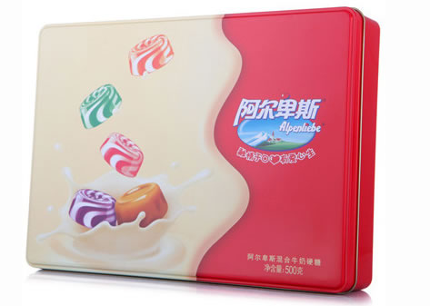 阿尔卑斯混合牛奶硬糖500g