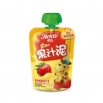Heinz 亨氏 乐维滋果汁泥-苹果草莓 120g*24 亚马逊中国价格46.6包邮（59.9*3-40）