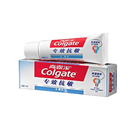 高露洁专效抗敏美白牙膏110g*3支