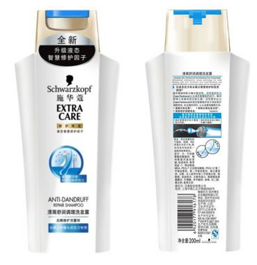施华蔻清屑舒润调理洗发露200ml