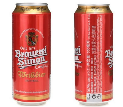 凯撒西蒙小麦黑啤酒500ml*6听