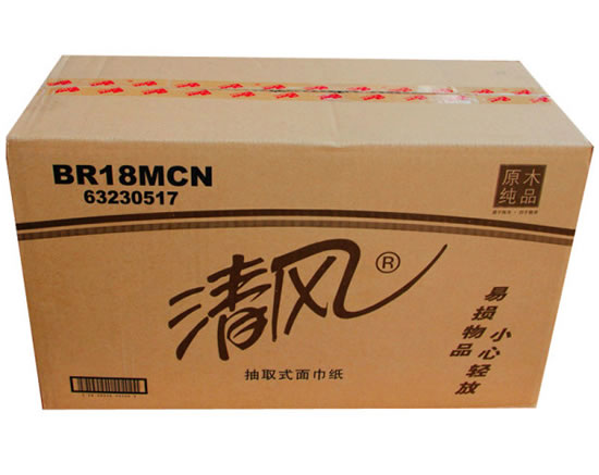 清风2层200抽*24包面纸