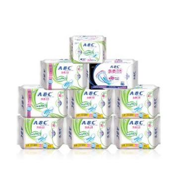 ABC茶树精华超极薄棉柔卫生巾