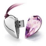 Swarovski  8G 水晶项链U盘  美国Amazon价格7.84美元 海淘到手约48RMB
