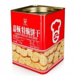 华中：嘉顿 特脆饼干1000g 苏宁价格48.8包邮（每100-30）