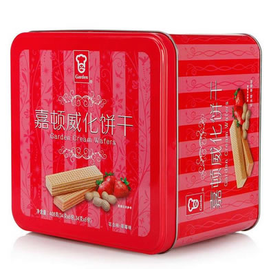 嘉顿 威化饼干(花生味、草莓味)