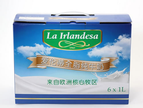 爱伦蒂全脂纯牛奶