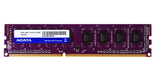 威刚DDR3 1600台式机内存