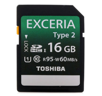 东芝EXCERIA-Type2 UHS-I SDHC储存卡