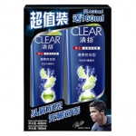 清扬 男士洗发露清爽控油型(400+160)ml 京东价格33元（99-25）