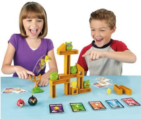 Games 木桩W2793 愤怒的小鸟积木玩具