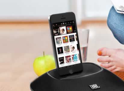 JBL OnBeat Micro BLKCH iPhone 5音乐底座