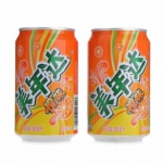 限四川：美年达 橙味碳酸饮料 330ml*24听  京东商城价格21.2