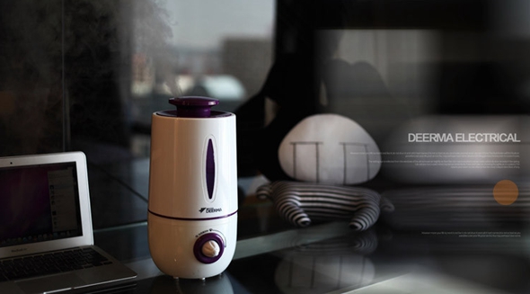 德尔玛DEM-F302LS超声波加湿器