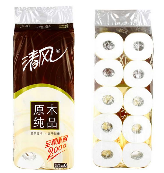 清风卷筒卫生纸 