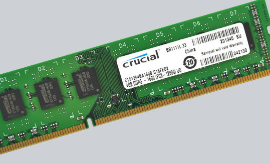 美光DDR3 1600台式机内存