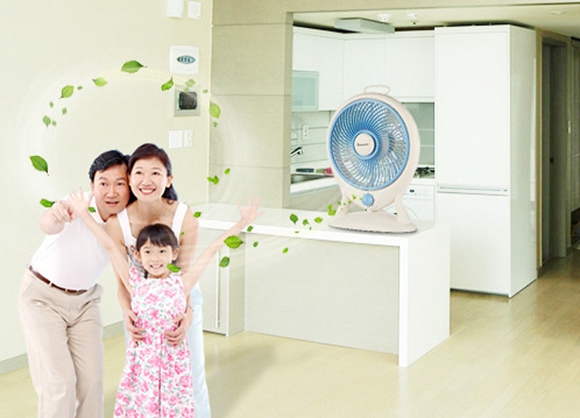赛亿KYT25-5机械台式转页扇 