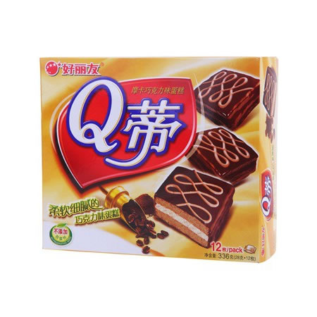 好丽友Q蒂摩卡12枚336g