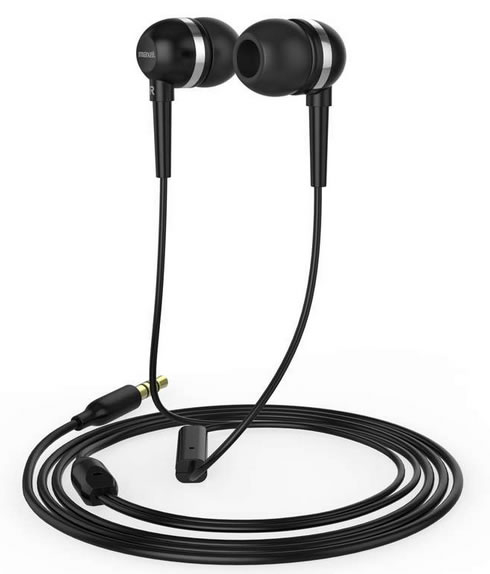 麦克赛尔MX-R060S-BK入耳式线控耳机