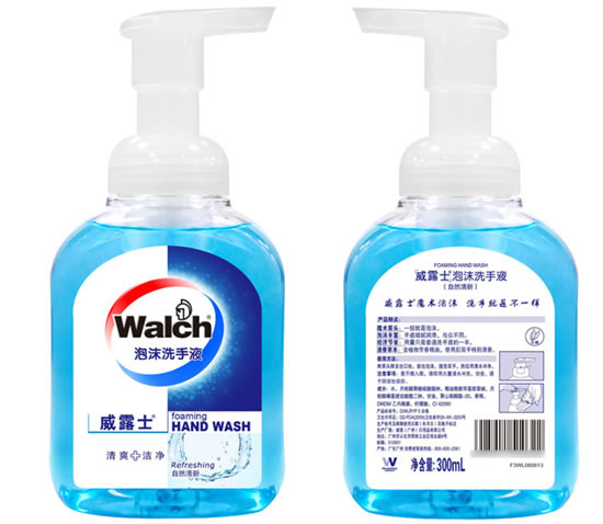 威露士清爽洁净泡沫洗手液300ml