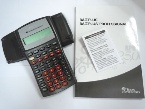 德州仪器TI BAII plus金融计算器
