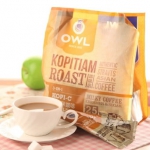 新加坡  owl猫头鹰 3合1淡奶味即溶咖啡 500g 京东商城价格29.9元
