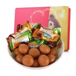 阿尔卑斯  巧克力夹心太妃糖 400g铁盒装  京东商城价格19.9