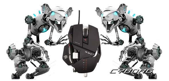 赛钛客美加狮Mad Catz R.A.T.7激光游戏鼠标
