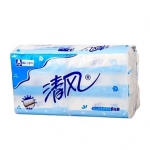 清风 单层抽取式卫生纸 100抽*6包 健一网价格8.5包邮（买6送2）