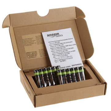 AmazonBasics AAA可充电电池12节