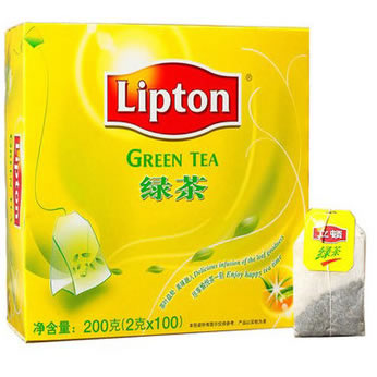 立顿 绿茶茶包袋装