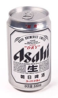 朝日啤酒330ml*6听