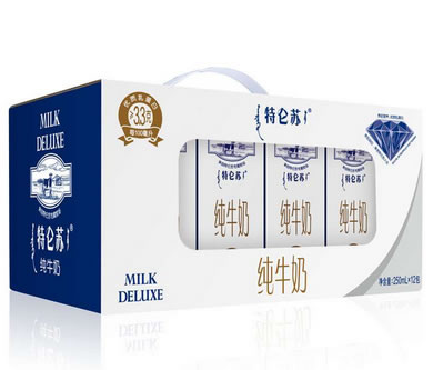蒙牛特仑苏纯牛奶250ml*12盒