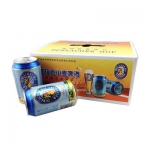 德拉克 小麦啤酒330ml*12听礼盒装 京东价格67.9包邮