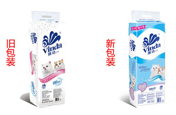 维达柔滑系列卫生纸