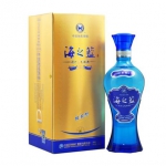 洋河 海之蓝 白酒 52度/480ml  苏宁易购价格142.8包邮（原价168，下单85折）