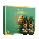 蒙特垒 特级初榨橄榄油500ml*2精装礼盒 京东价格96.9包邮