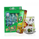 黑人 双重薄荷牙膏225g+陶瓷杯或收纳盒+柔丝深洁牙刷*5 京东价格29.9元
