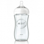 新安怡 宽口径自然原生玻璃奶瓶 240ml  唯品会价格91（101-10）