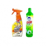 威猛先生 厨房重油去污净500ml+白猫 草本抑菌洗洁精500g 健一网价格19.9包邮