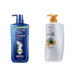 750ml 清扬 清爽控油型男士去屑洗发露&1000ml潘婷丝质顺滑洗发露 苏宁均售36