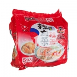 农心 辣白菜袋面120g*5 亚马逊价格16.6元（99-19）