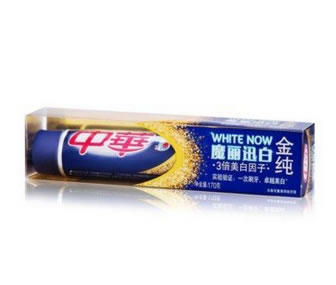 中华金纯魔丽迅白牙膏