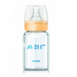 新安怡 SCF993标准口径玻璃奶瓶120ml 亚马逊价格39元（可打折）