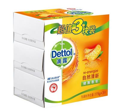 滴露 自然清新健康香皂