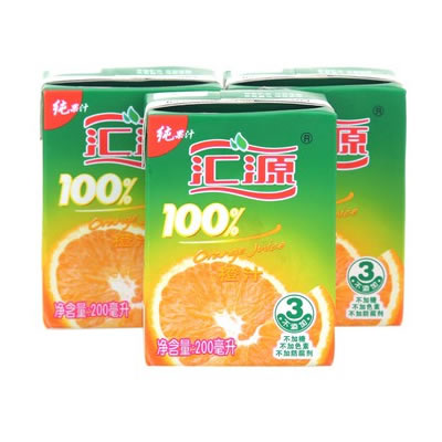 汇源 100%橙汁