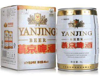 燕京啤酒5L桶装