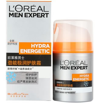 欧莱雅男士劲能极润护肤霜50ml 