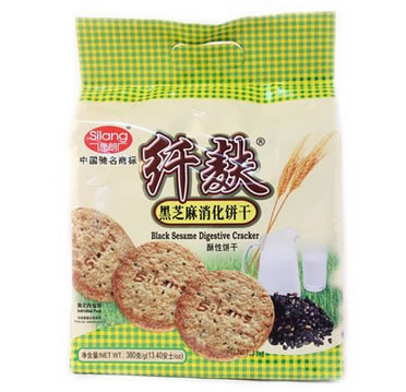 思朗纤麸黑麻消化饼