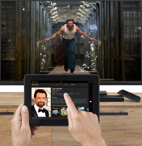 Kindle Fire HDX+Amazon Fire TV